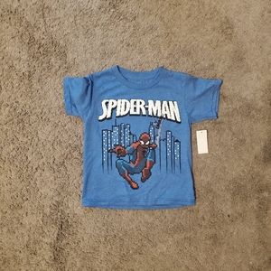 MARVEL BOYS SPIDER-MAN T SHIRT SIZE 4. NWT.